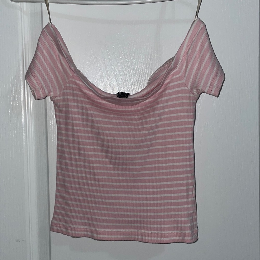 Off Shoulder Crop Top
